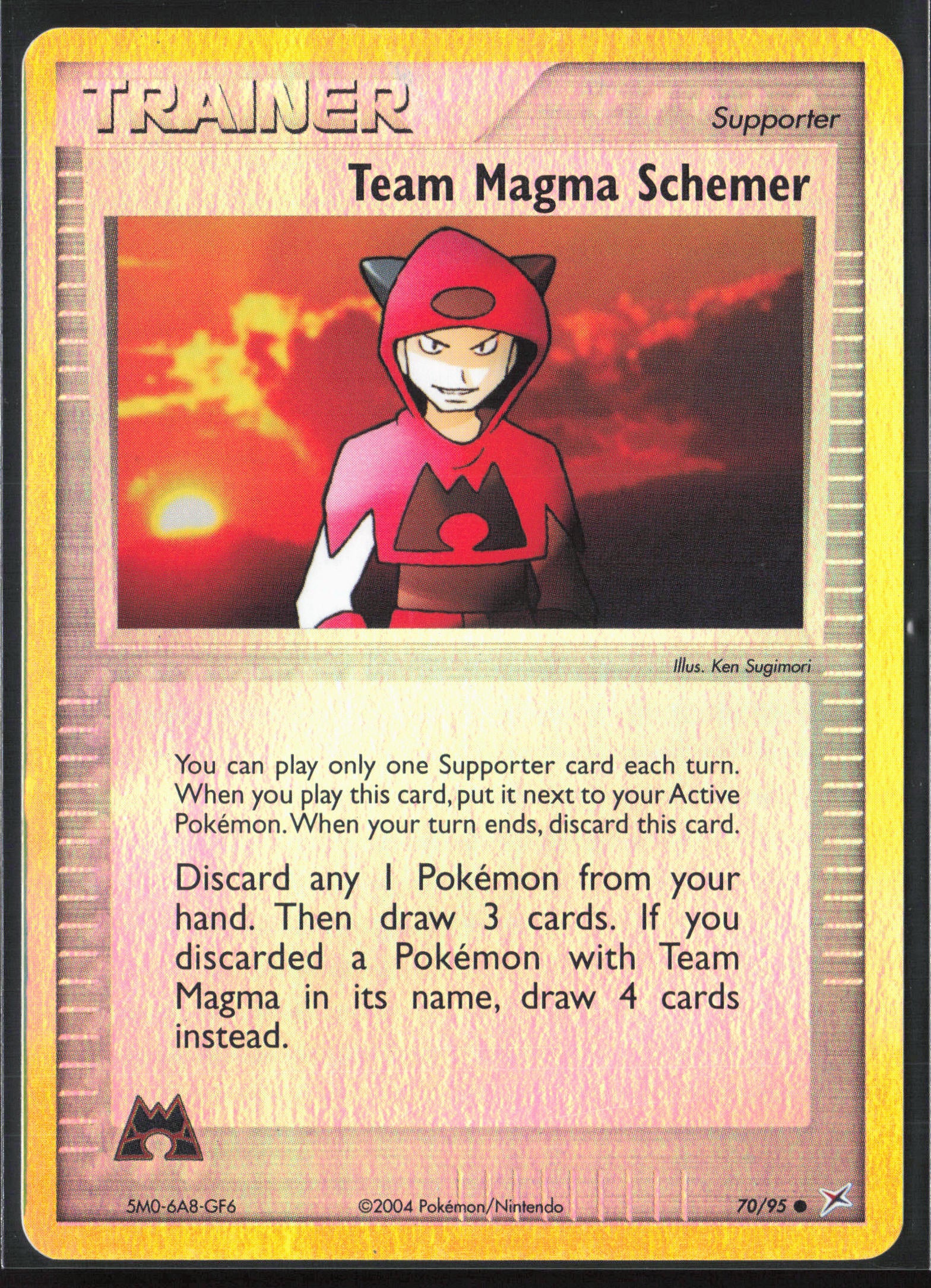Team Magma vs Team Aqua #70/95 Team Magma Schemer 21861-Reverse Holo