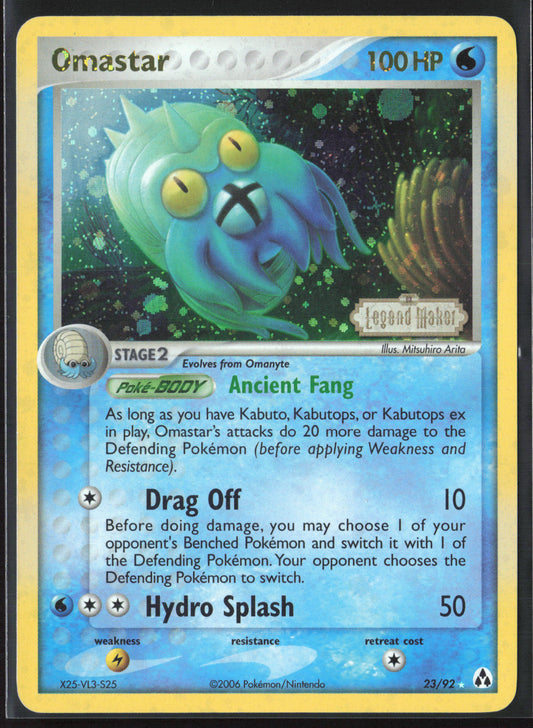 Legend Maker #23/92 Omastar 21866-Stamped-Holo