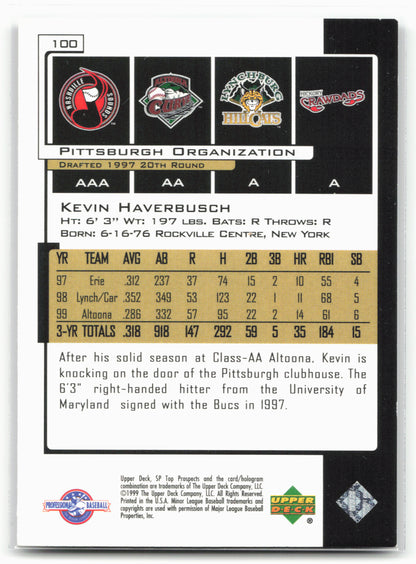 2000 SP Top Prospects #100 Kevin Haverbusch