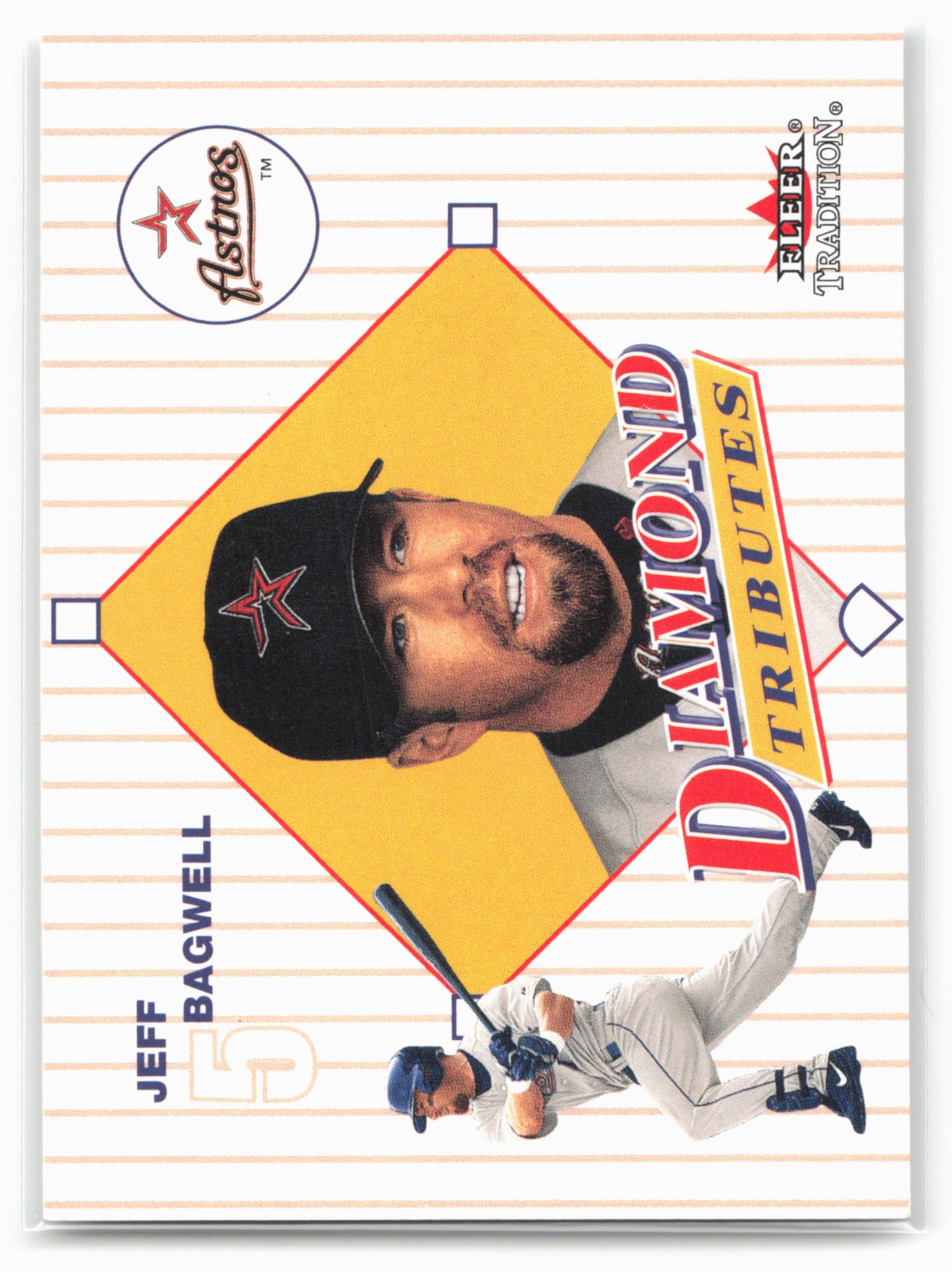 2001 Fleer Tradition #20 DT Jeff Bagwell Diamond Tributes