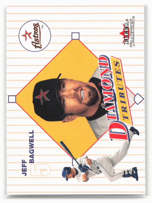 2001 Fleer Tradition #20 DT Jeff Bagwell Diamond Tributes