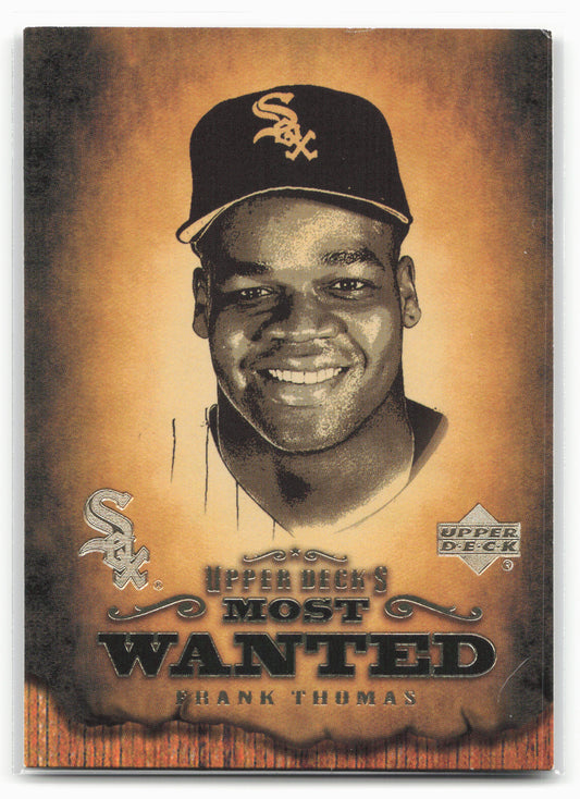 2001 Upper Deck #MW14 Frank Thomas Upper Deck's Most Wanted