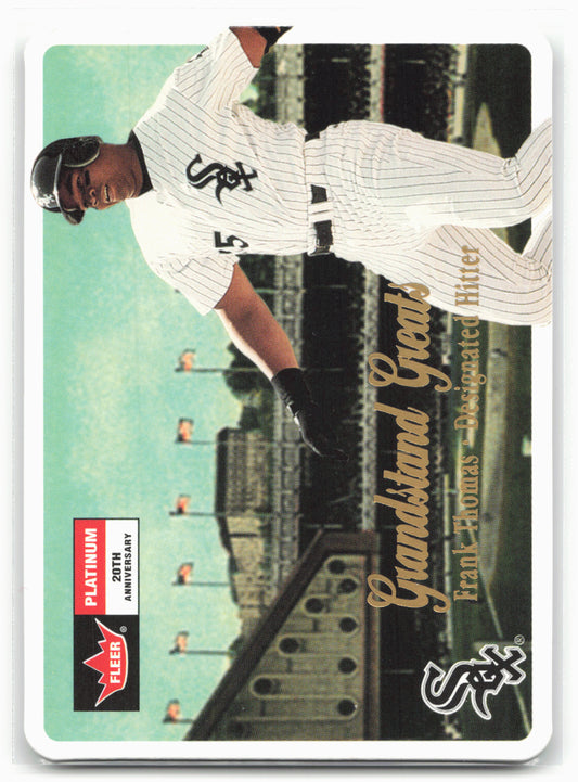 2001 Fleer Platinum #20 GG Frank Thomas Grandstand Greats