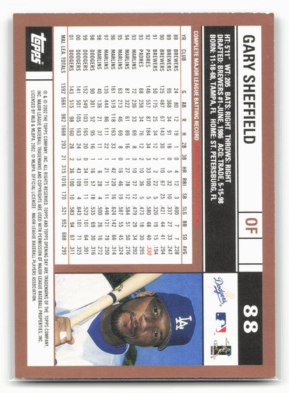 2002 Topps Opening Day #88 Gary Sheffield