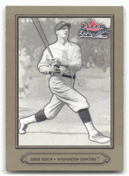 2002 Fleer Fall Classic #87 Goose Goslin Senators