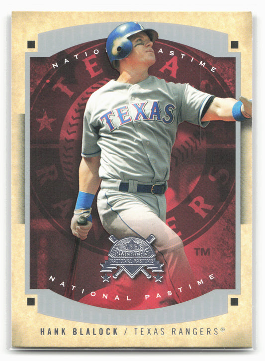 2005 Fleer National Pastime #15 Hank Blalock
