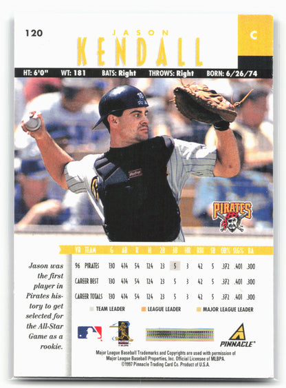1997 New Pinnacle #120 Jason Kendall