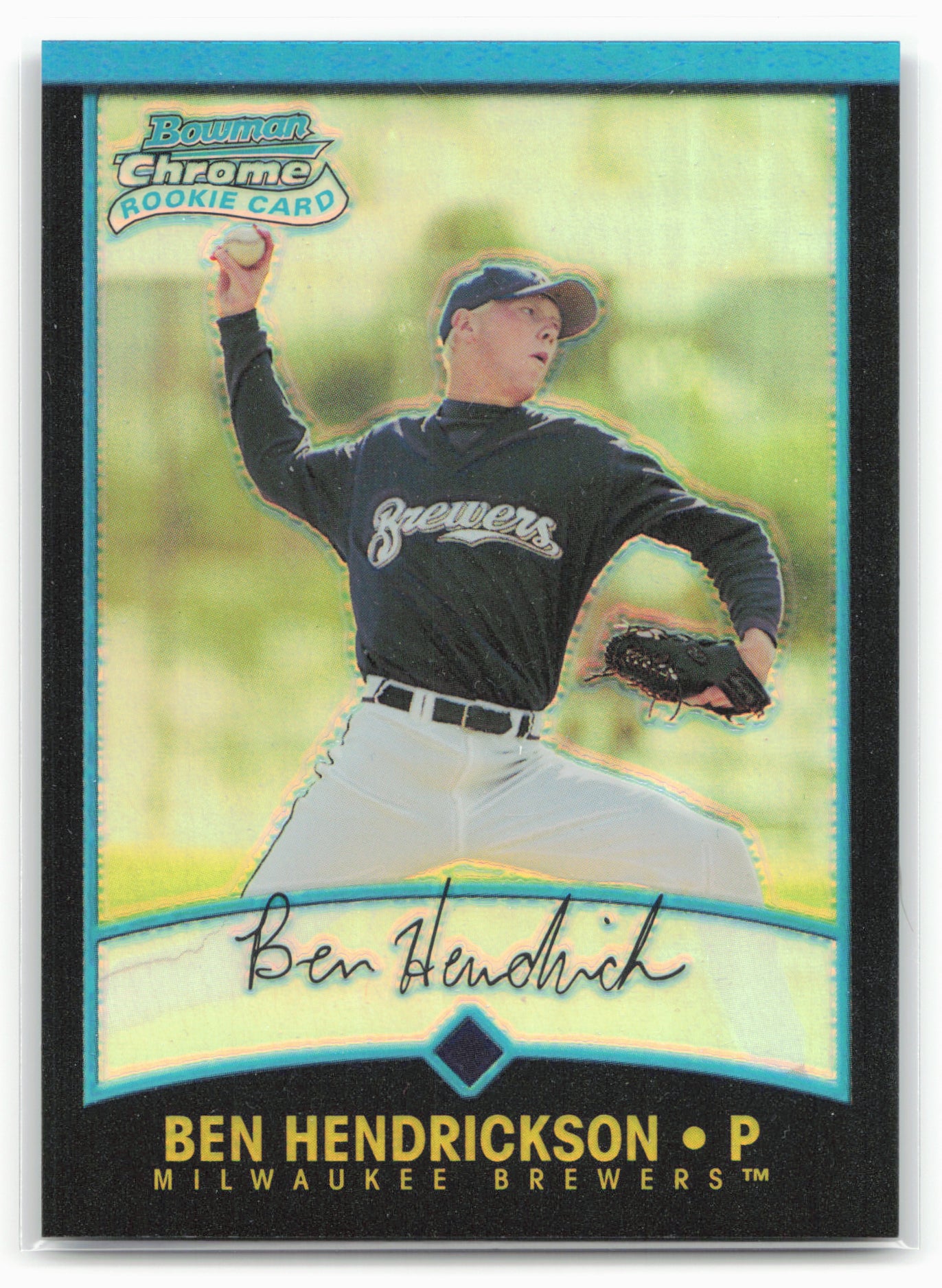 2001 Bowman Chrome #196 Ben Hendrickson