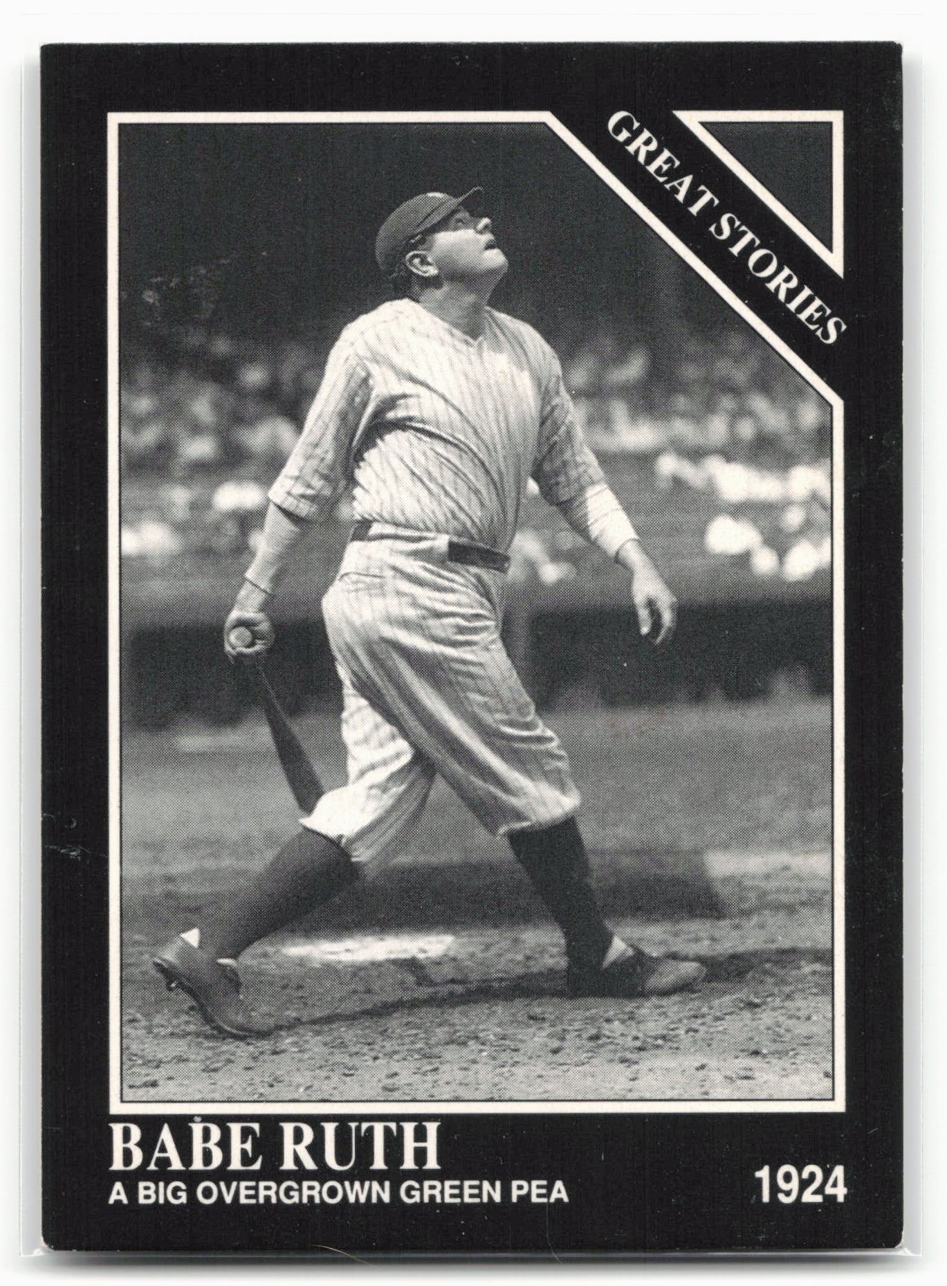 1992 Conlon Collection TSN #426 Babe Ruth "HALL OF FAME" Banner on Front