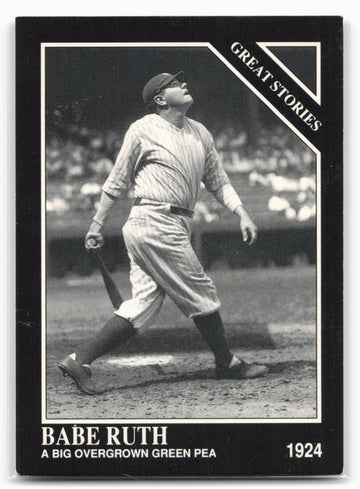 
1992 Conlon Collection TSN #426 Babe Ruth "HALL OF FAME" Banner on Front