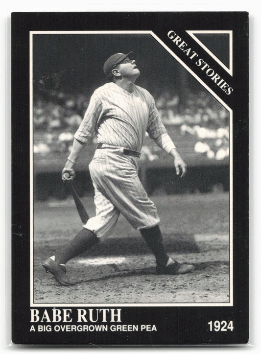 1992 Conlon Collection TSN #426 Babe Ruth "HALL OF FAME" Banner on Front
