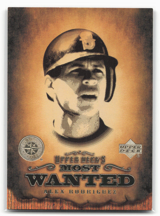 2001 Upper Deck #MW11 Alex Rodriguez Upper Deck's Most Wanted