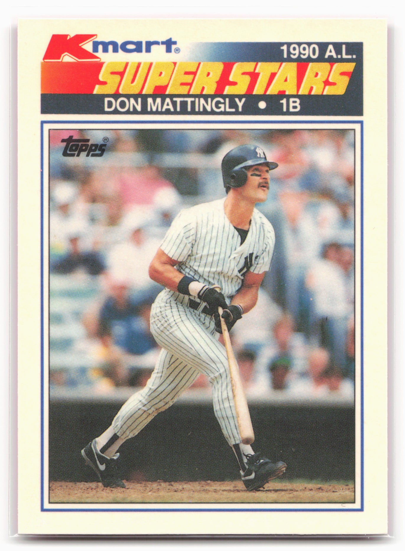 1990 Topps Kmart Super Stars #17 Don Mattingly