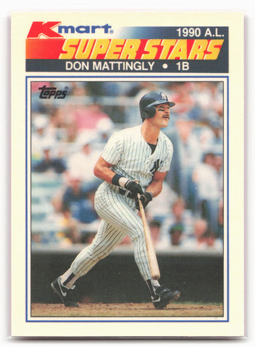 1990 Topps Kmart Super Stars #17 Don Mattingly