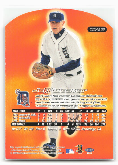 2000 Ultra #114G Jeff Weaver Gold Medallion