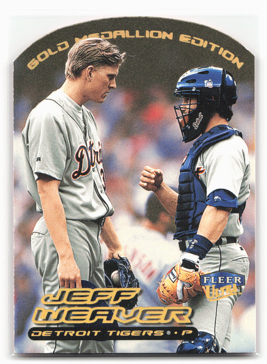 2000 Ultra #114G Jeff Weaver Gold Medallion