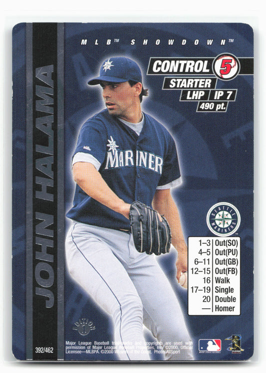 2000 MLB Showdown 1st Edition #392 John Halama