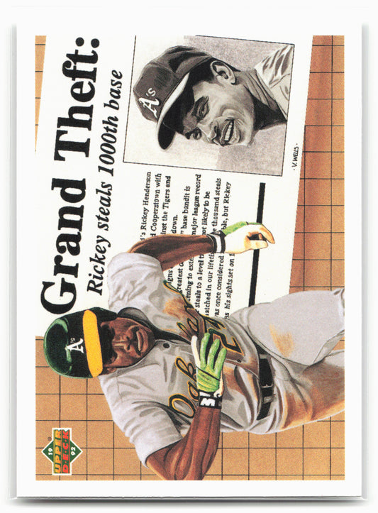1992 Upper Deck #782 Rickey Henderson