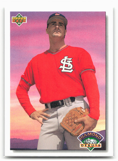1992 Upper Deck #770 Diamond Debuts Checklist (Donovan Osborne) 21925