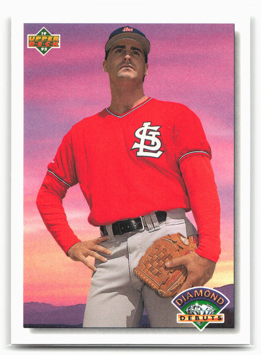 1992 Upper Deck #770 Diamond Debuts Checklist (Donovan Osborne)