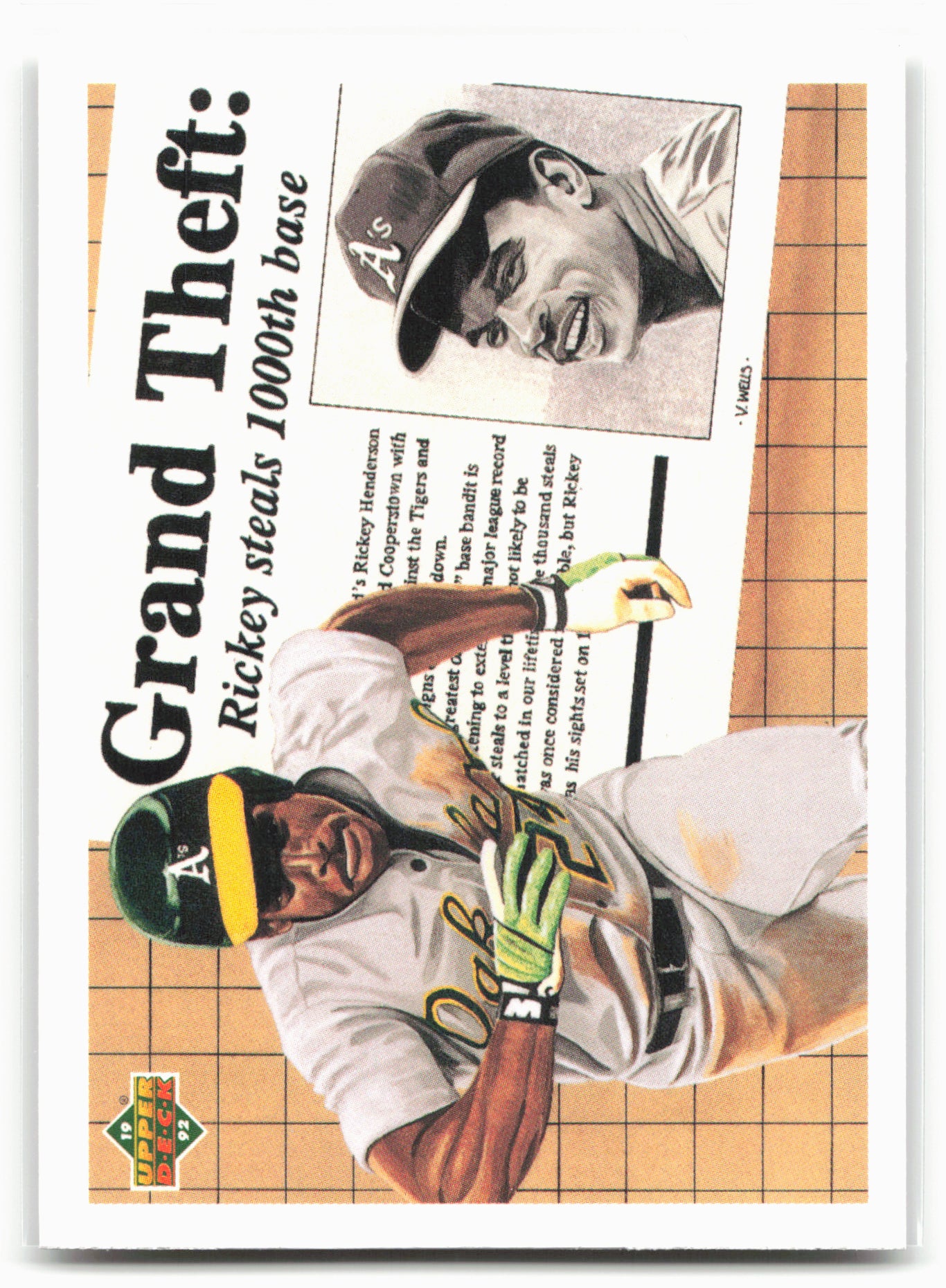 1992 Upper Deck #782 Rickey Henderson 21927