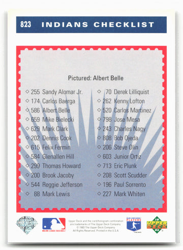 1993 Upper Deck #823 Albert Belle