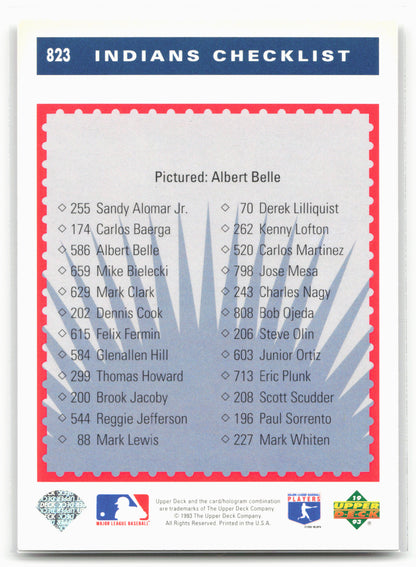 1993 Upper Deck #823 Albert Belle