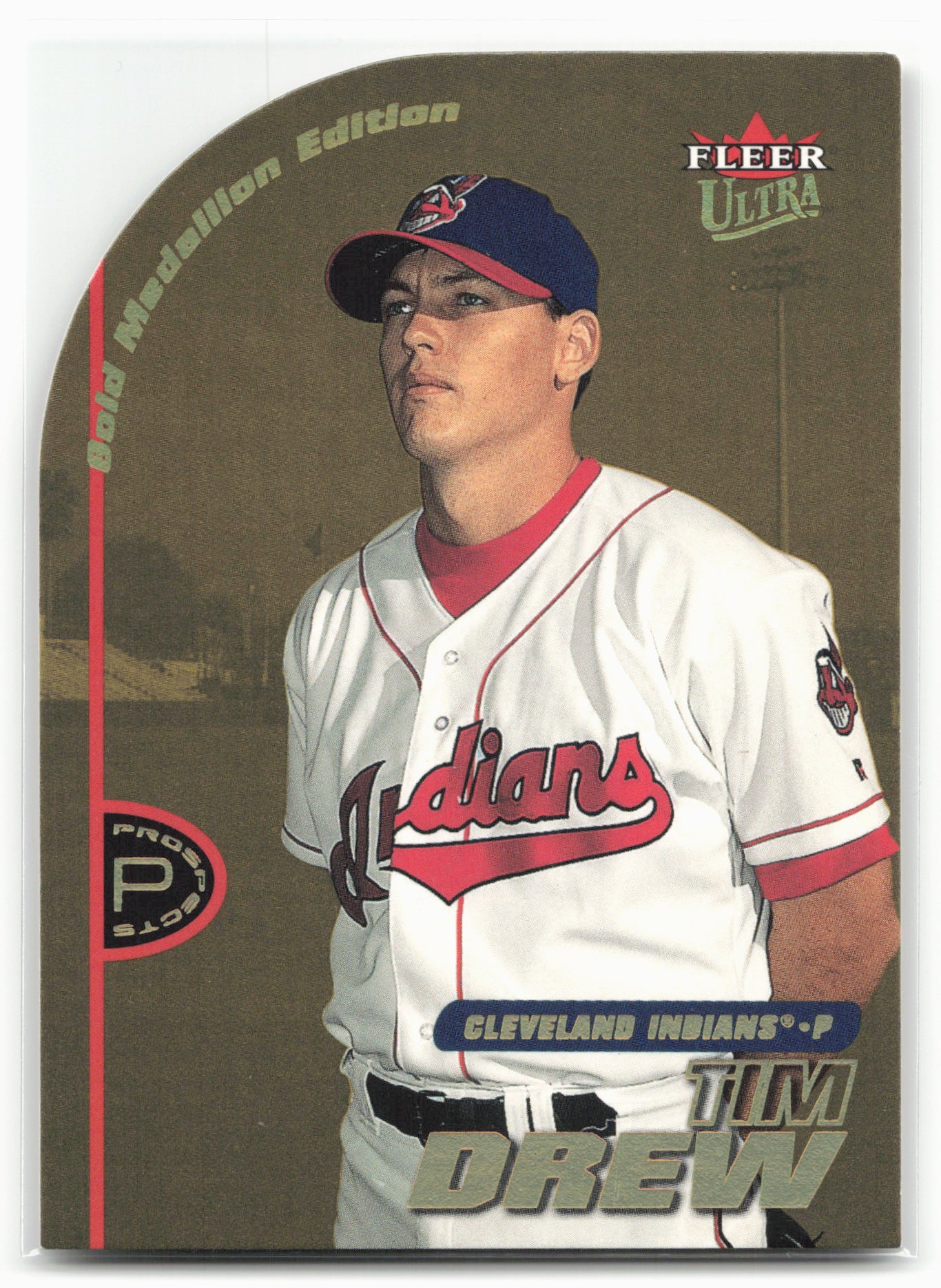2001 Ultra #252G Tim Drew Gold Medallion