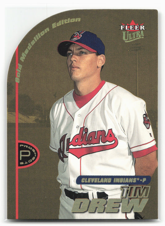 2001 Ultra #252G Tim Drew Gold Medallion