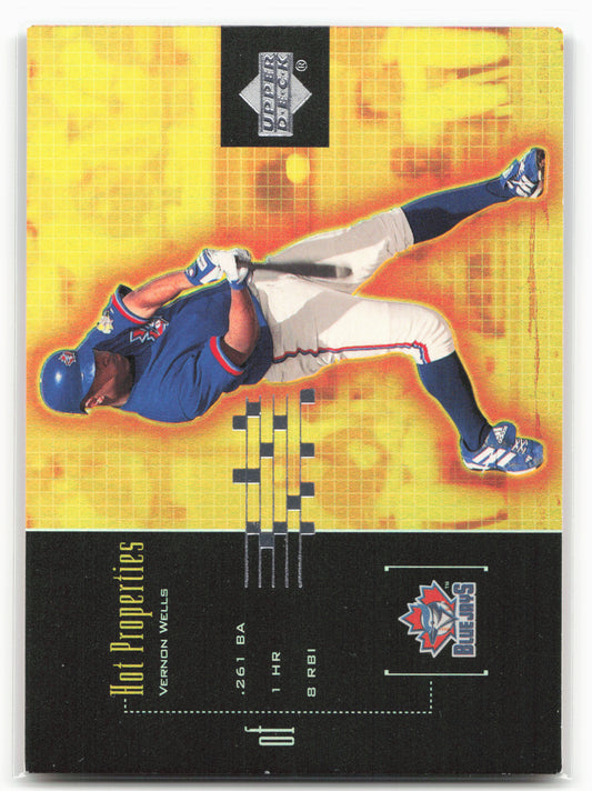 2000 Upper Deck #HP5 Vernon Wells Hot Properties