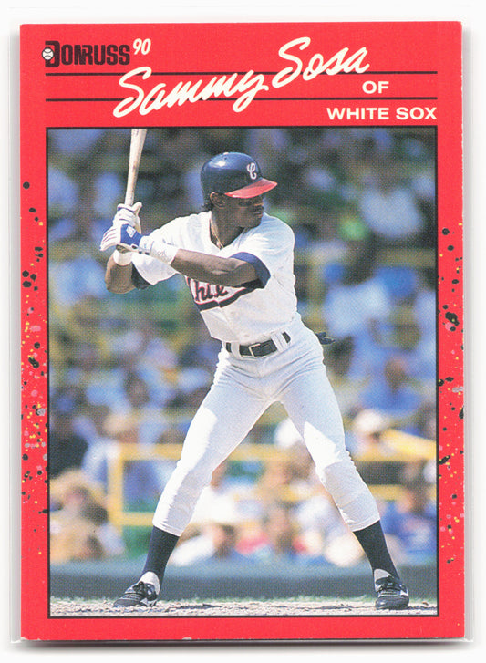 1990 Donruss #489b Sammy Sosa