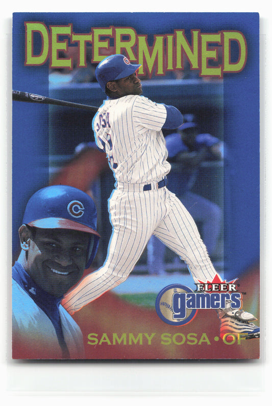 2000 Fleer Gamers #8D Sammy Sosa Determined