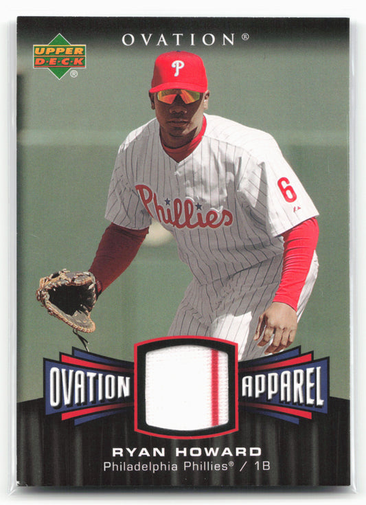 2006 Upper Deck Ovation #OA-RH Ryan Howard Apparel
