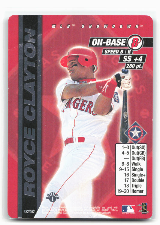 2000 MLB Showdown 1st Edition #432 Royce Clayton