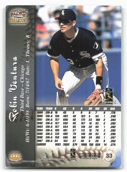 1998 Pacific Paramount #33 Robin Ventura