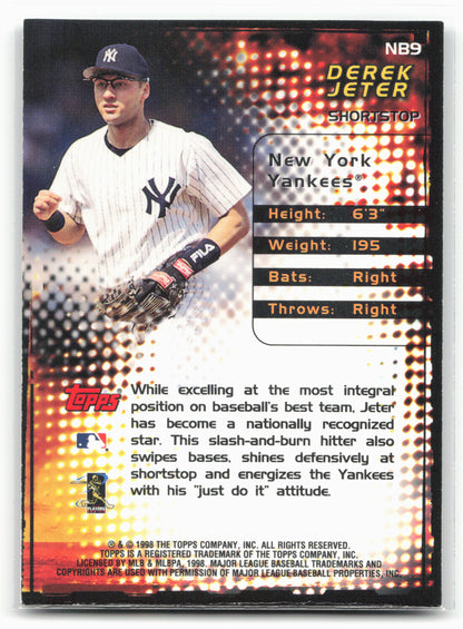 1999 Topps #NB9 Derek Jeter New Breed