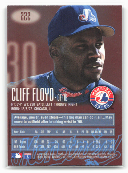 1996 E-Motion XL #222 Cliff Floyd