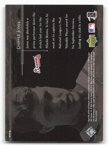 
2000 Upper Deck #PP6 Chipper Jones Prime Performers