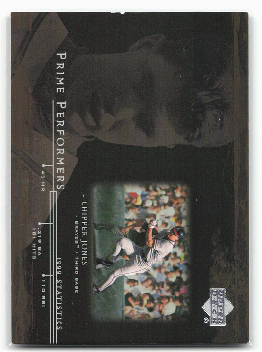 2000 Upper Deck #PP6 Chipper Jones Prime Performers