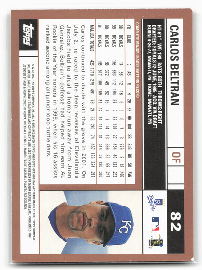2002 Topps Opening Day #82 Carlos Beltran