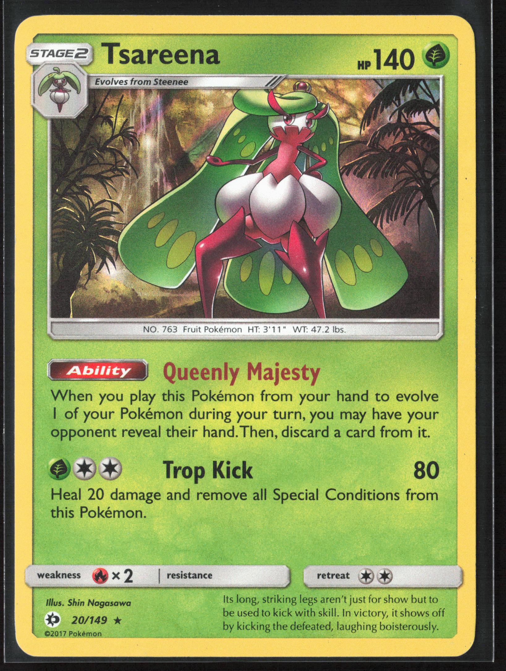 SM Base Set #20/149 Tsareena Holo 22203