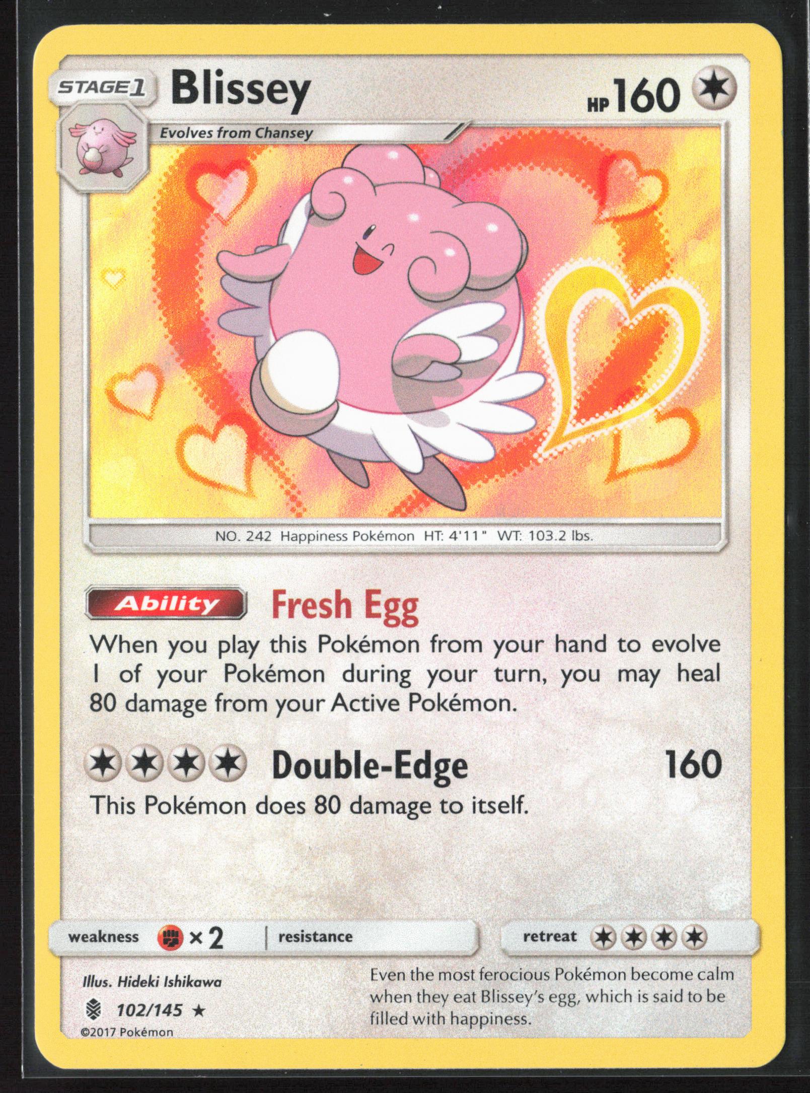SM - Guardians Rising #102/145 Blissey Holo 22212
