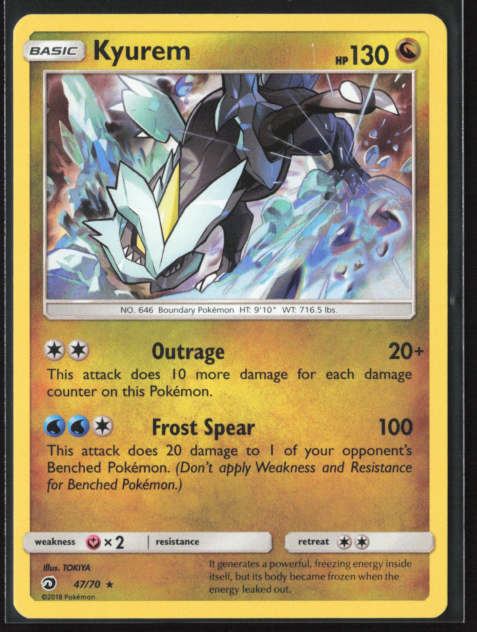 Dragon Majesty #47/70 Kyurem Holo 22218