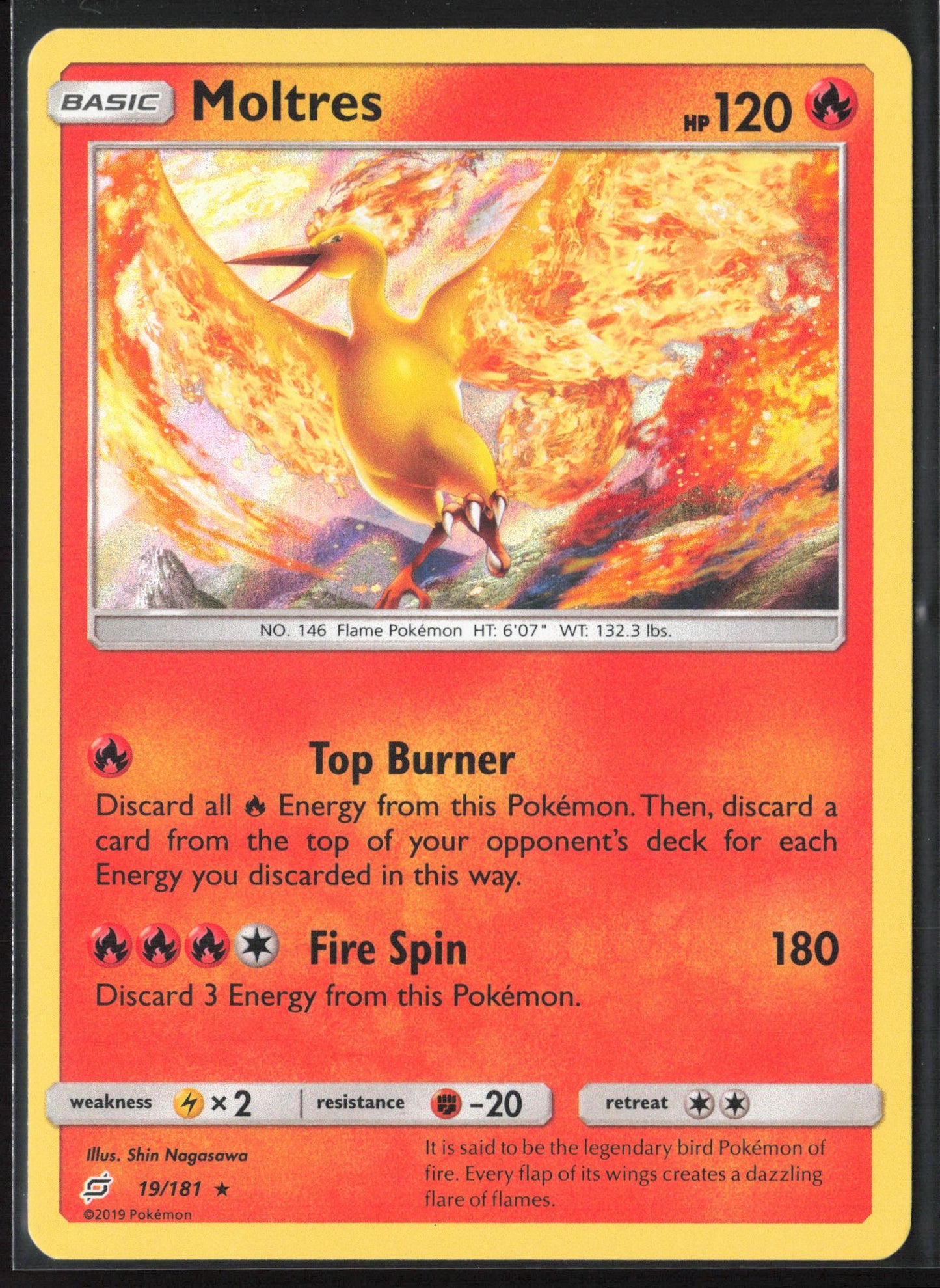 SM - Team Up #19/181 Moltres Holo 22220