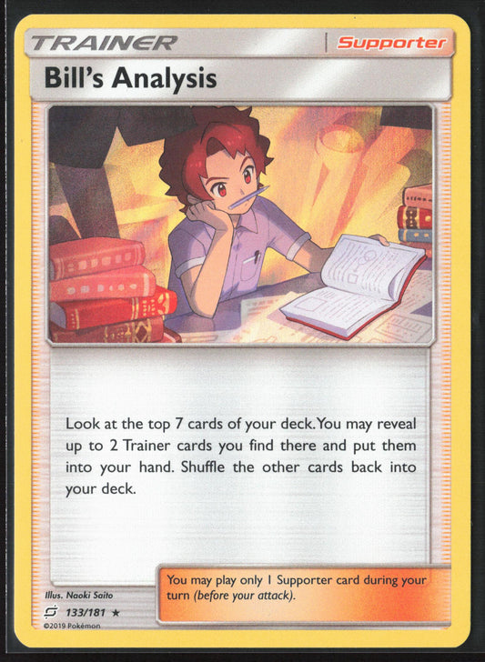 SM - Team Up #133/181 Bill's Analysis Holo 22225