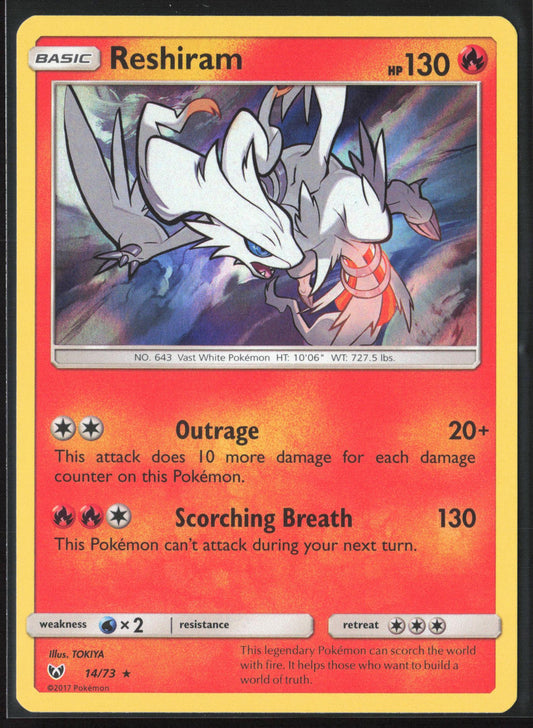 Shining Legends #14/73 Reshiram Holo 22226