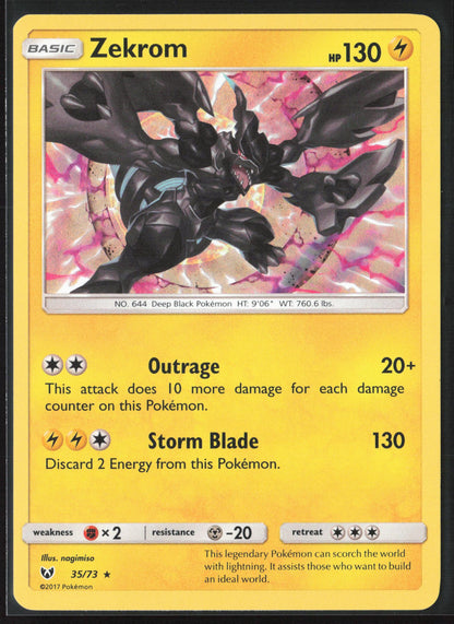 Shining Legends #35/73 Zekrom Holo 22227