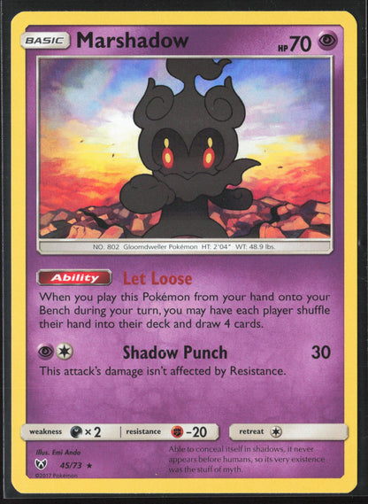 Shining Legends #45/73 Marshadow Holo 22228