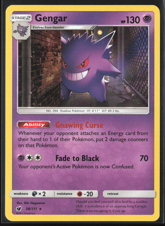 SM - Crimson Invasion #38/111 Gengar Holo 22233