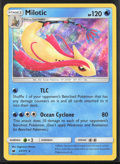 SM - Crimson Invasion #27/111 Milotic Holo 22235